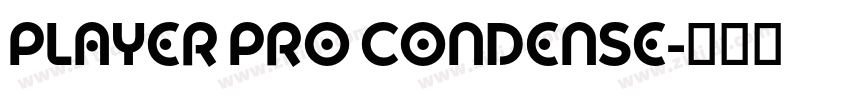 Player Pro Condense字体转换